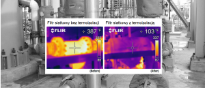 Filtr siatkowy z termoizolacją i bez termoizolacji 